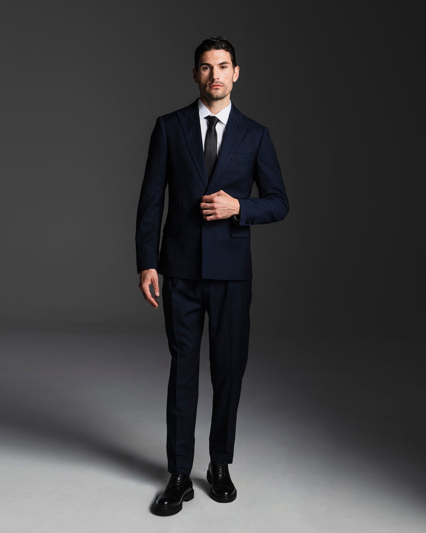 BLAZER DA COMPLETO FORMAL FIT - Blu