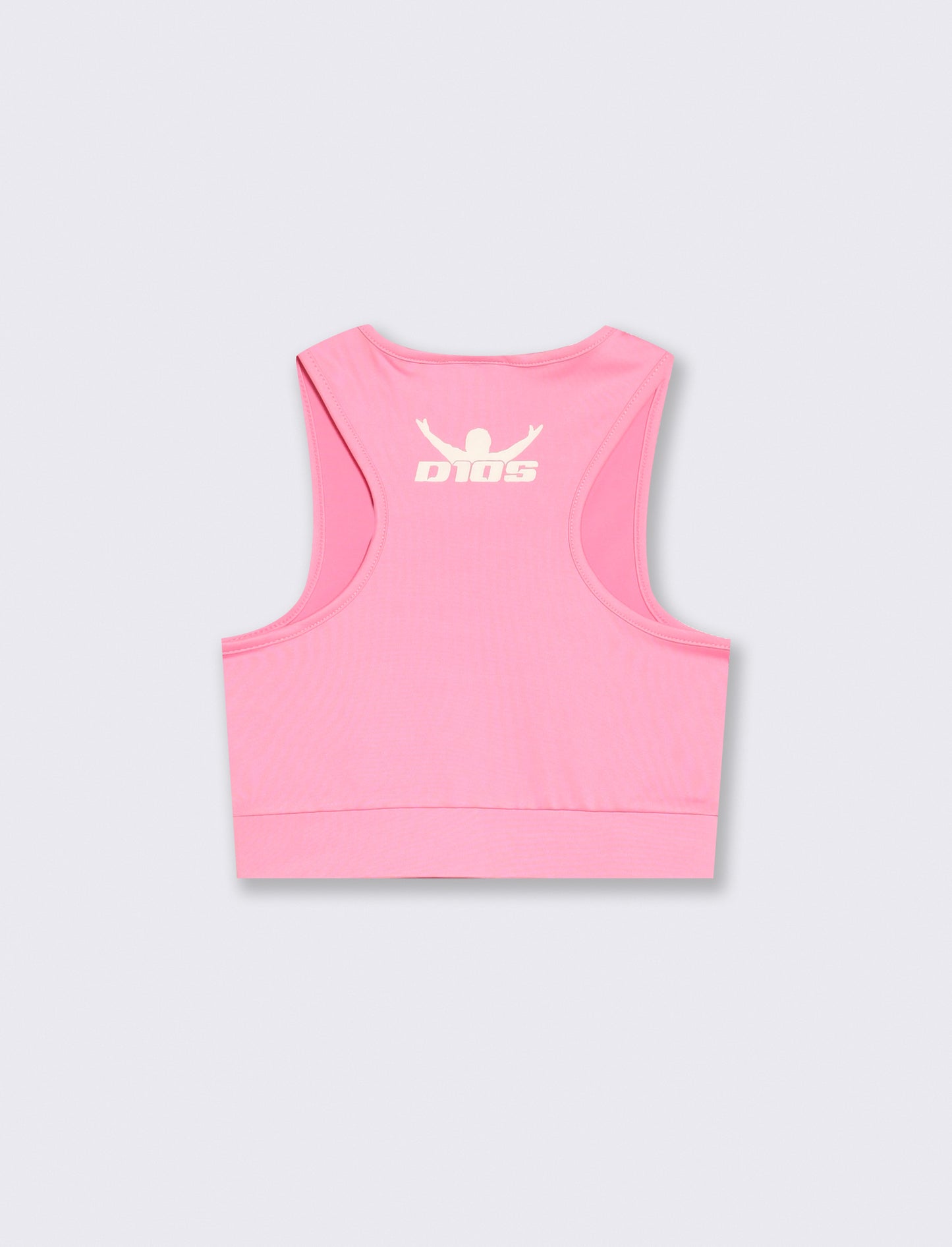Canotta sporty da bambina con stampa D1OS - Rosa