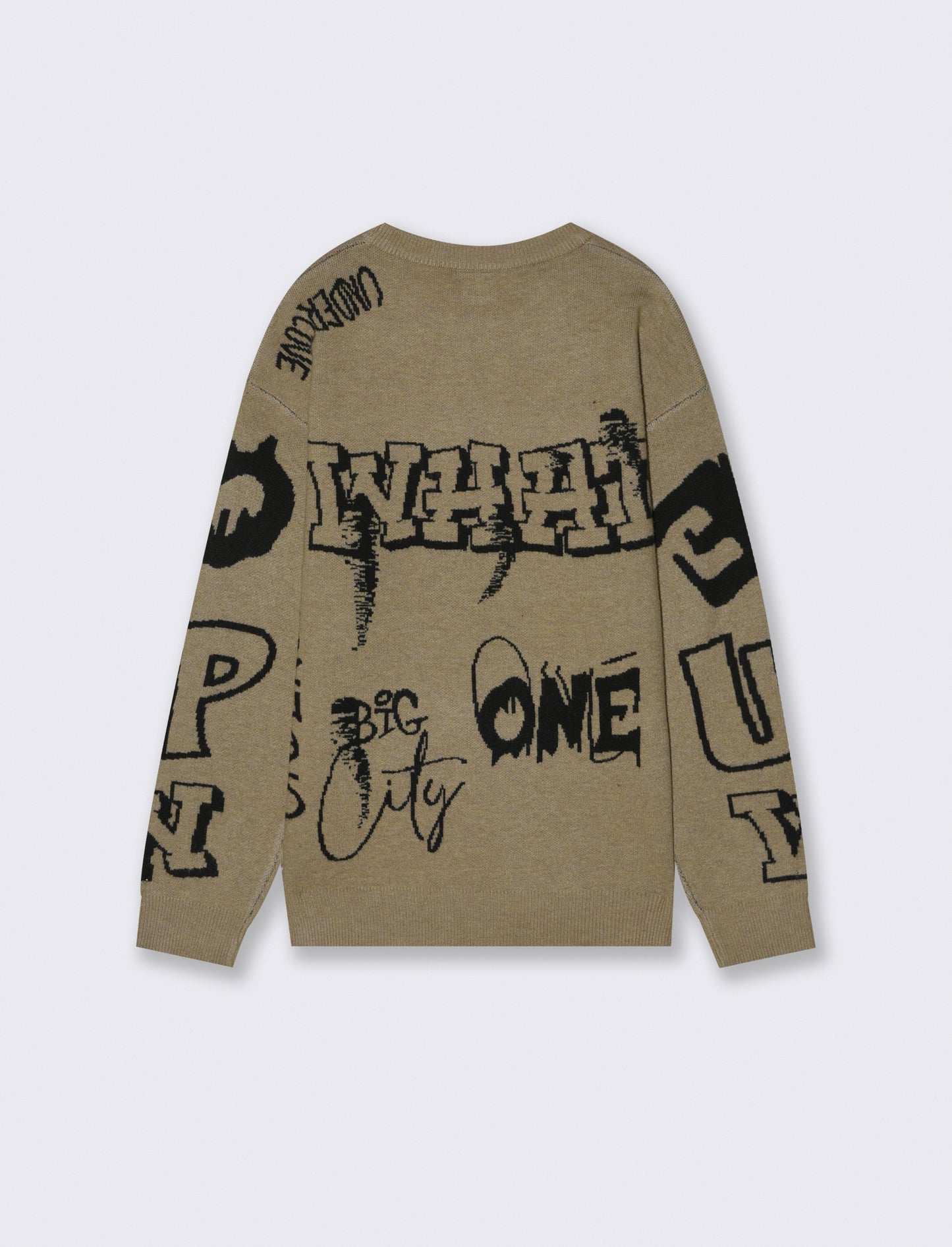 Maglione all-over - Beige