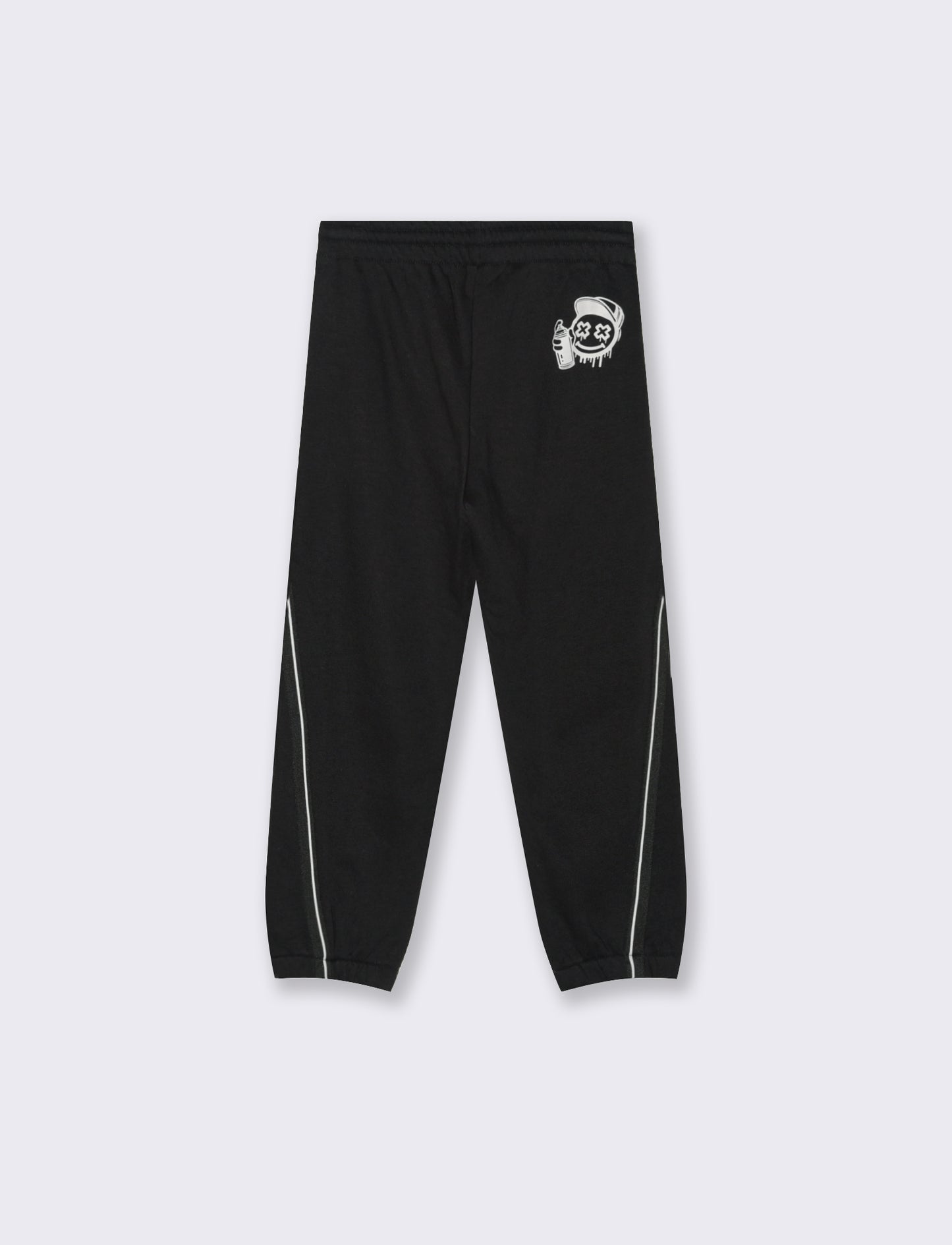 Pantalone Jogger con stampa graffiti - Nero