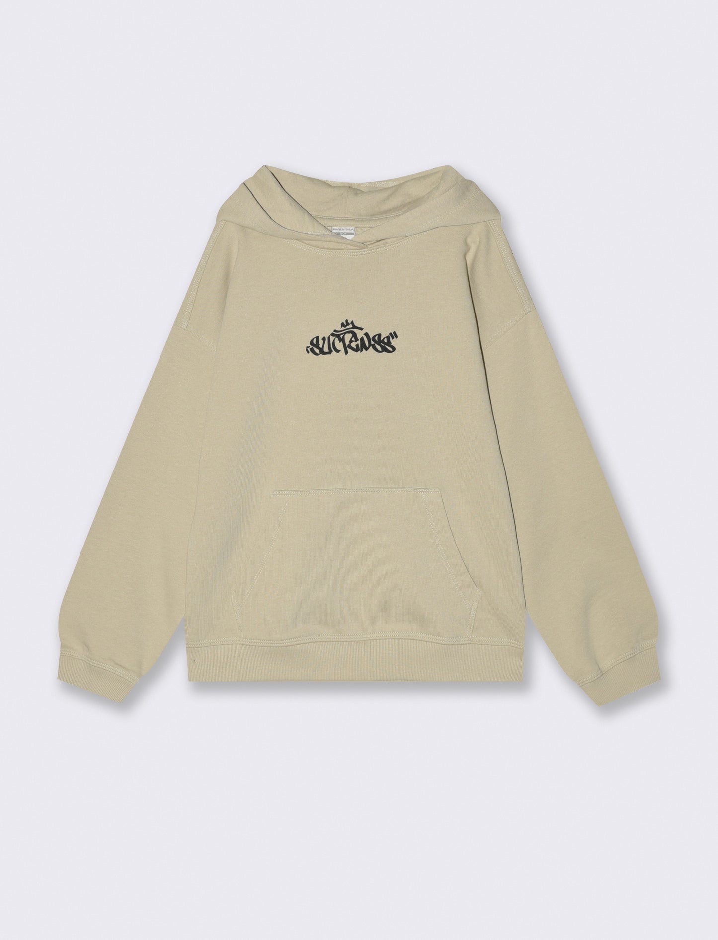 FELPA CON CAPPUCCIO - Beige