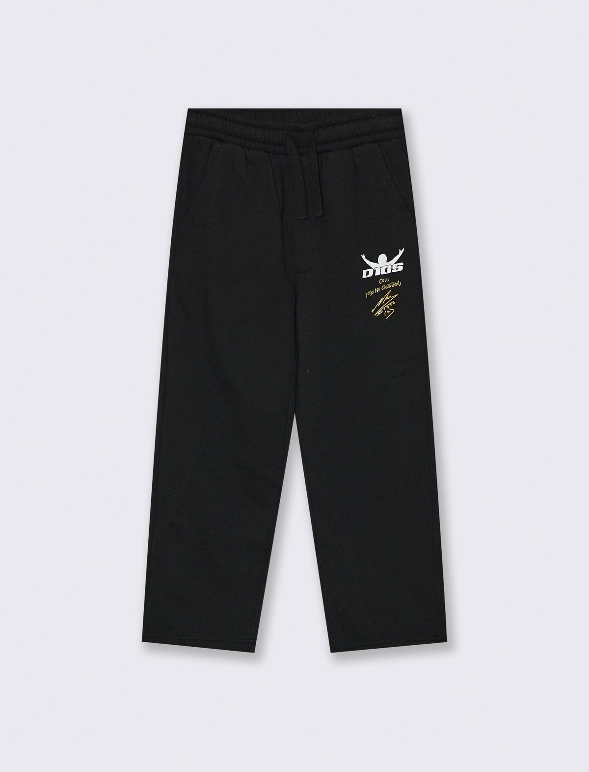 D10S Sports Pants with Pockets and Laces - Black