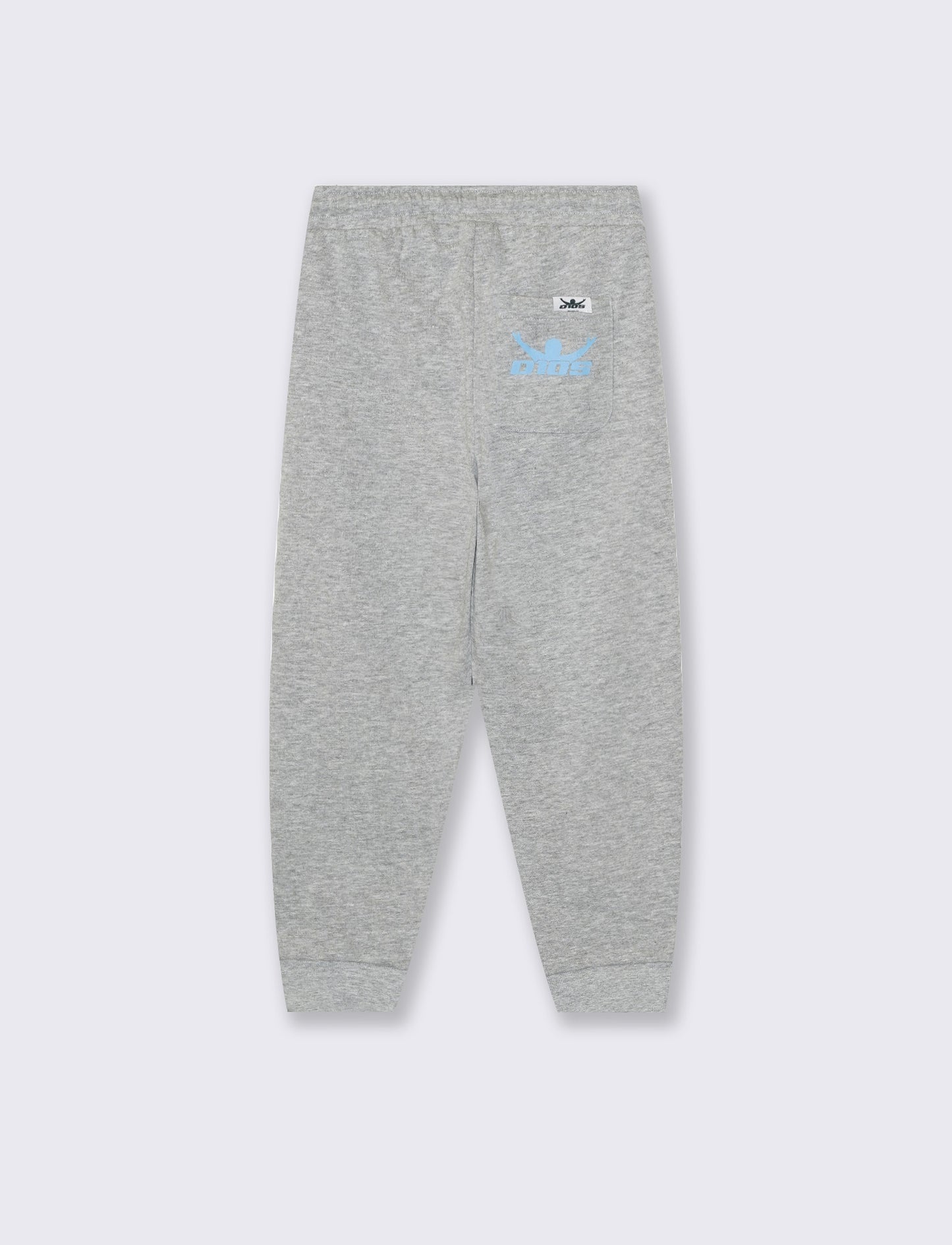Jogger D10S in cotone con vita elasticizzata - Grigio mel.