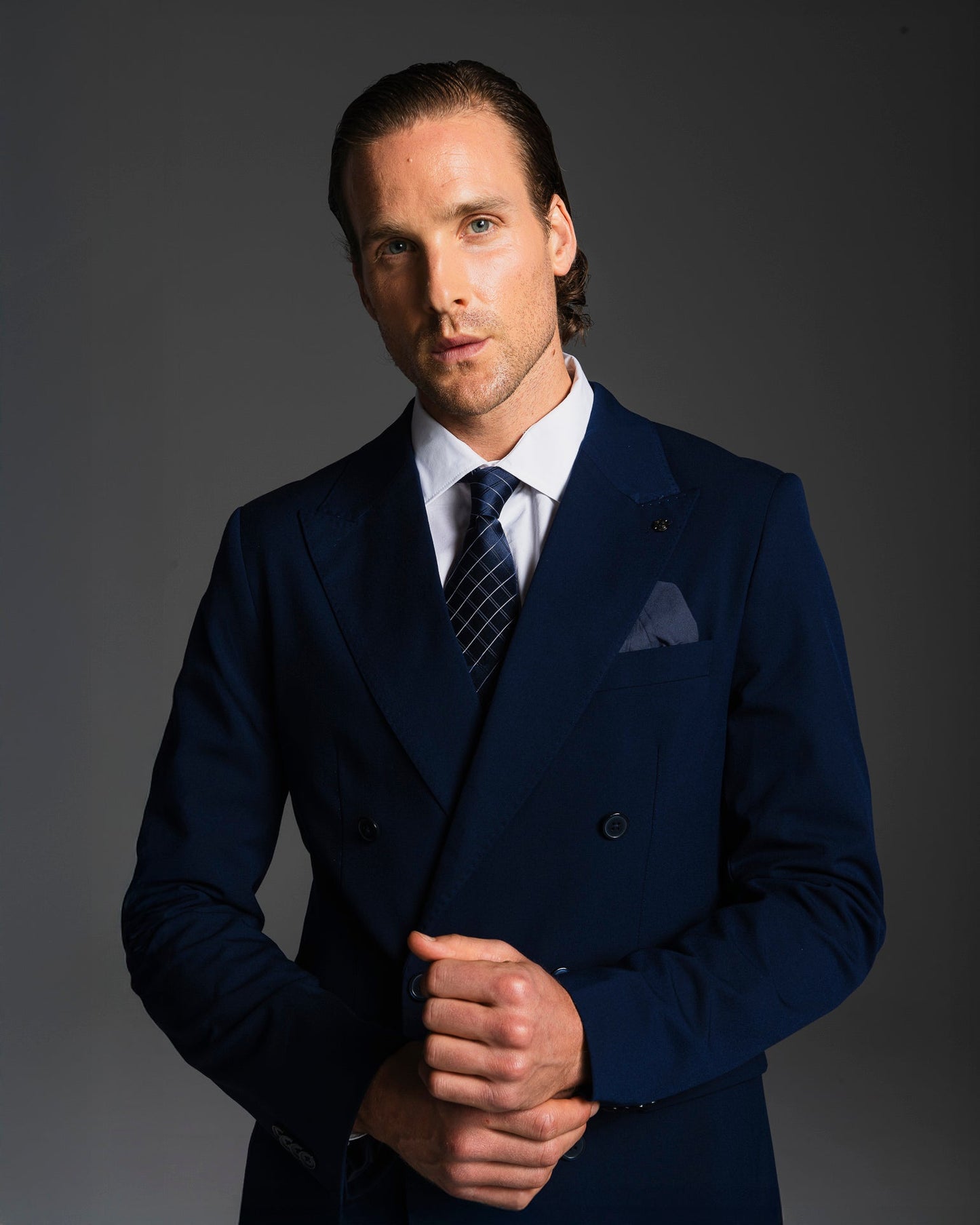 BLAZER DOPPIOPETTO DA COMPLETO FORMAL FIT - Blu
