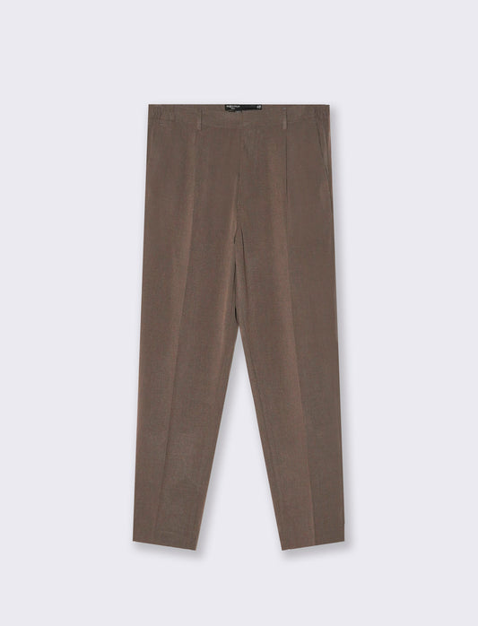 PANTALONI DA COMPLETO FORMAL FIT - Grigio fango