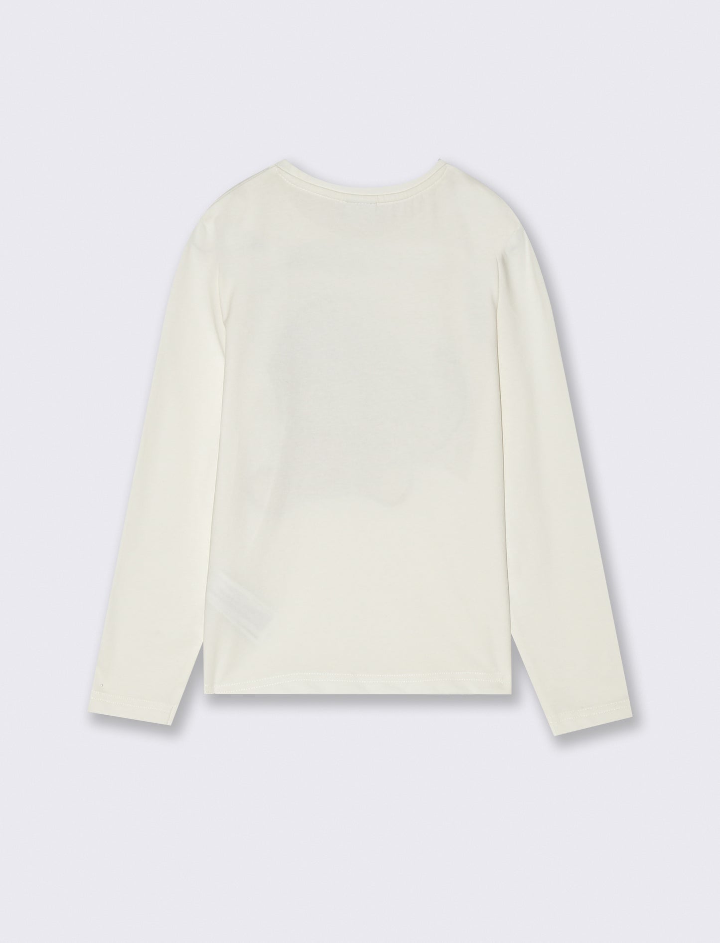 Tshirt da bambina orso - Bianco sporco