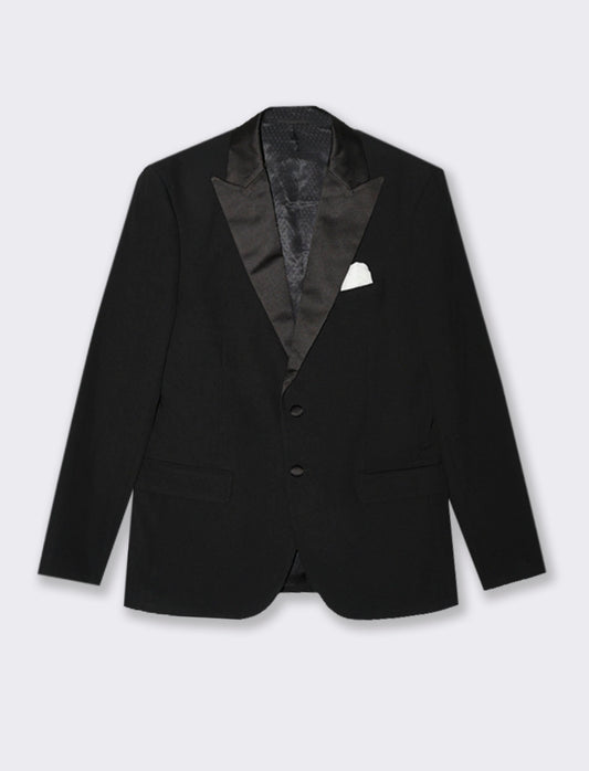 BLAZER DA SMOKING FORMAL FIT - Nero