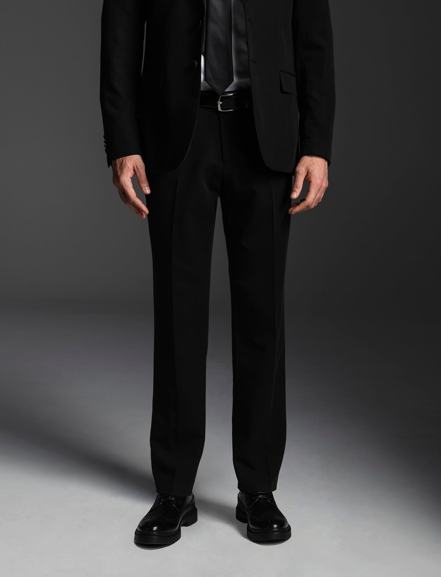 PANTALONI DA SMOKING FORMAL FIT - Nero