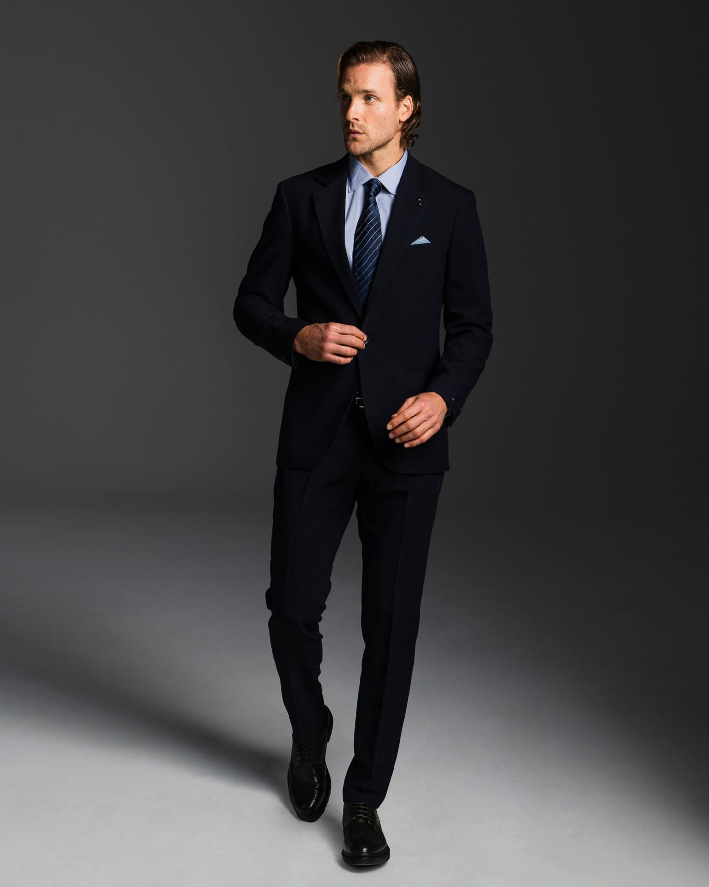 BLAZER DA COMPLETO FORMAL FIT - Blu