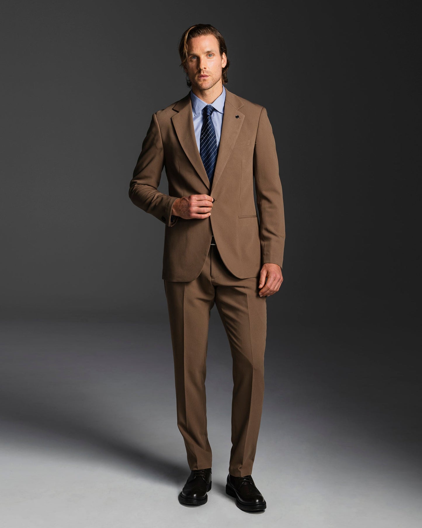 PANTALONI DA COMPLETO FORMAL FIT - Grigio tortora