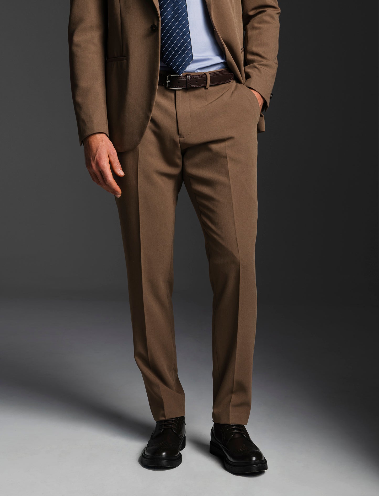PANTALONI DA COMPLETO FORMAL FIT - Grigio tortora