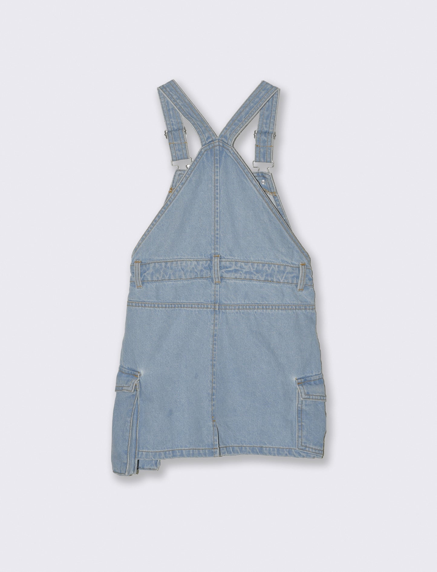 Salopette in denim gonna - Denim