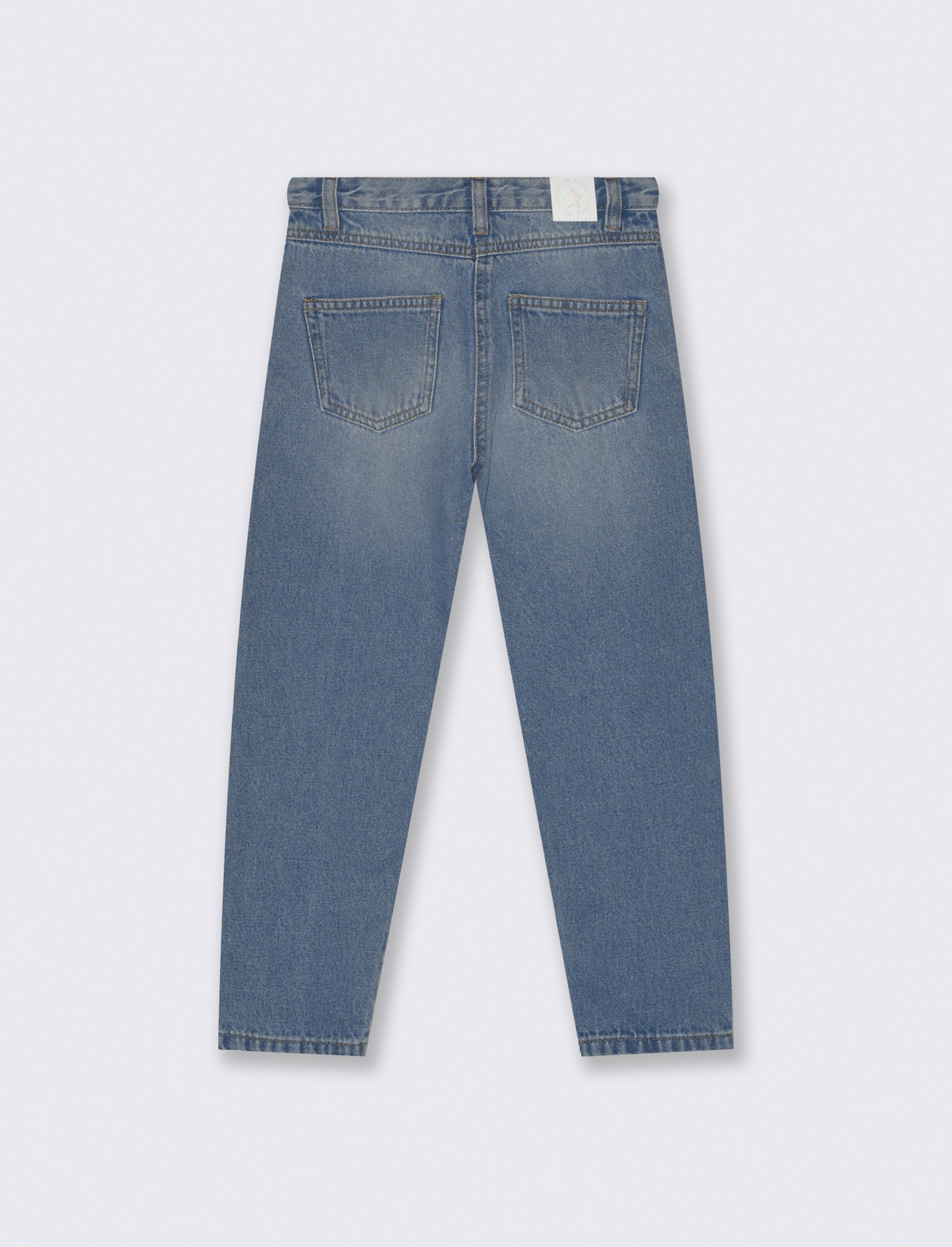 Jeans mom fit da bambina - Denim