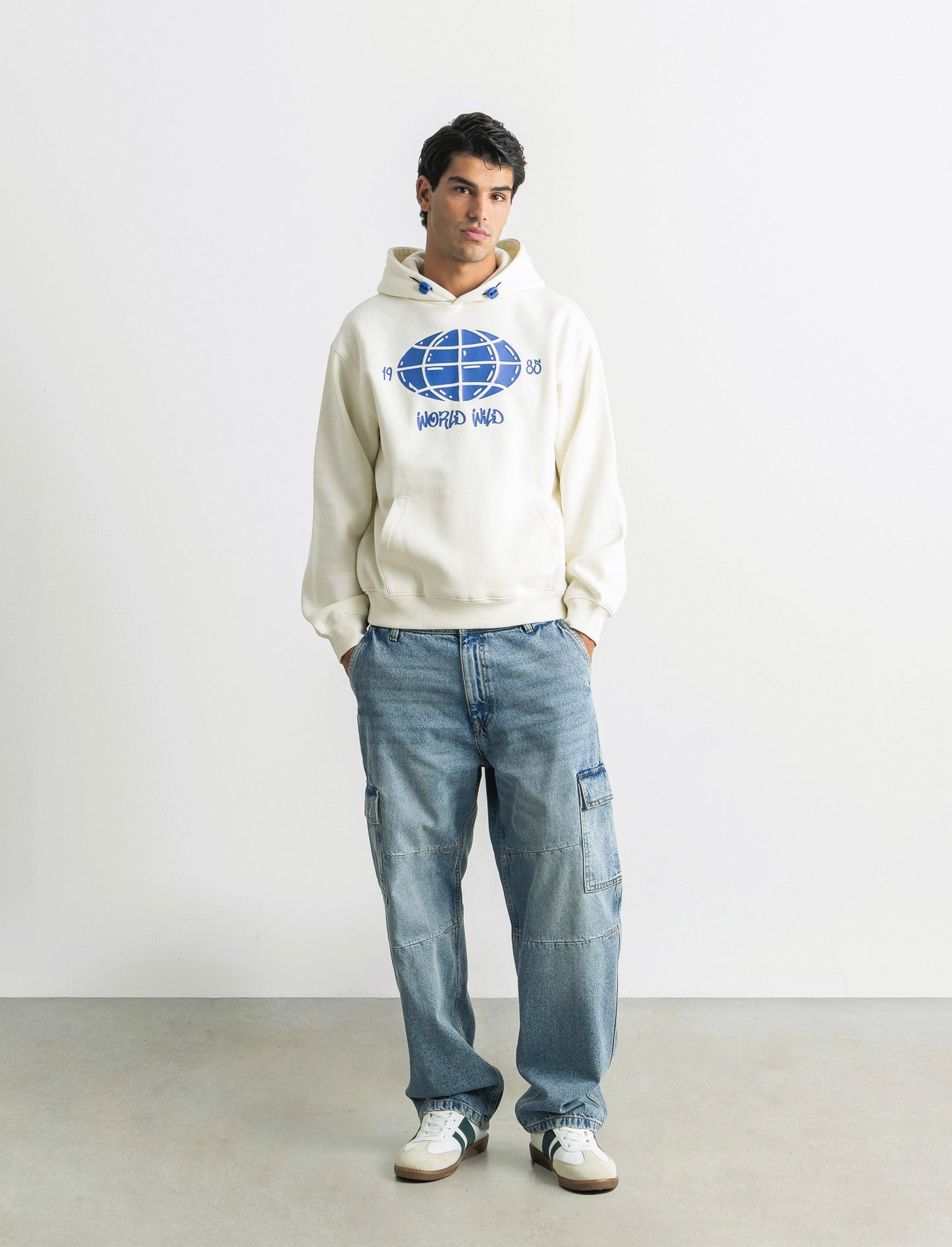 JEANS BAGGY CARGO FIT - Denim