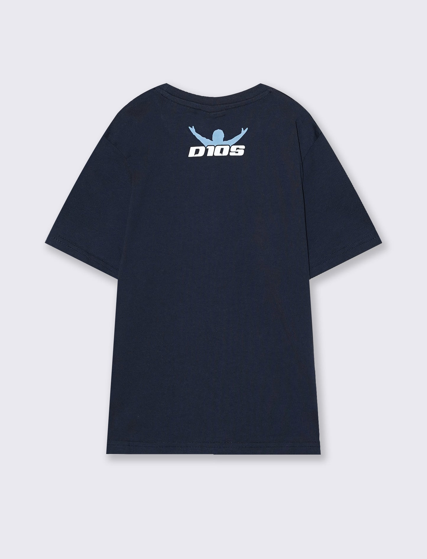 T-shirt D10S in jersey di cotone - Blu