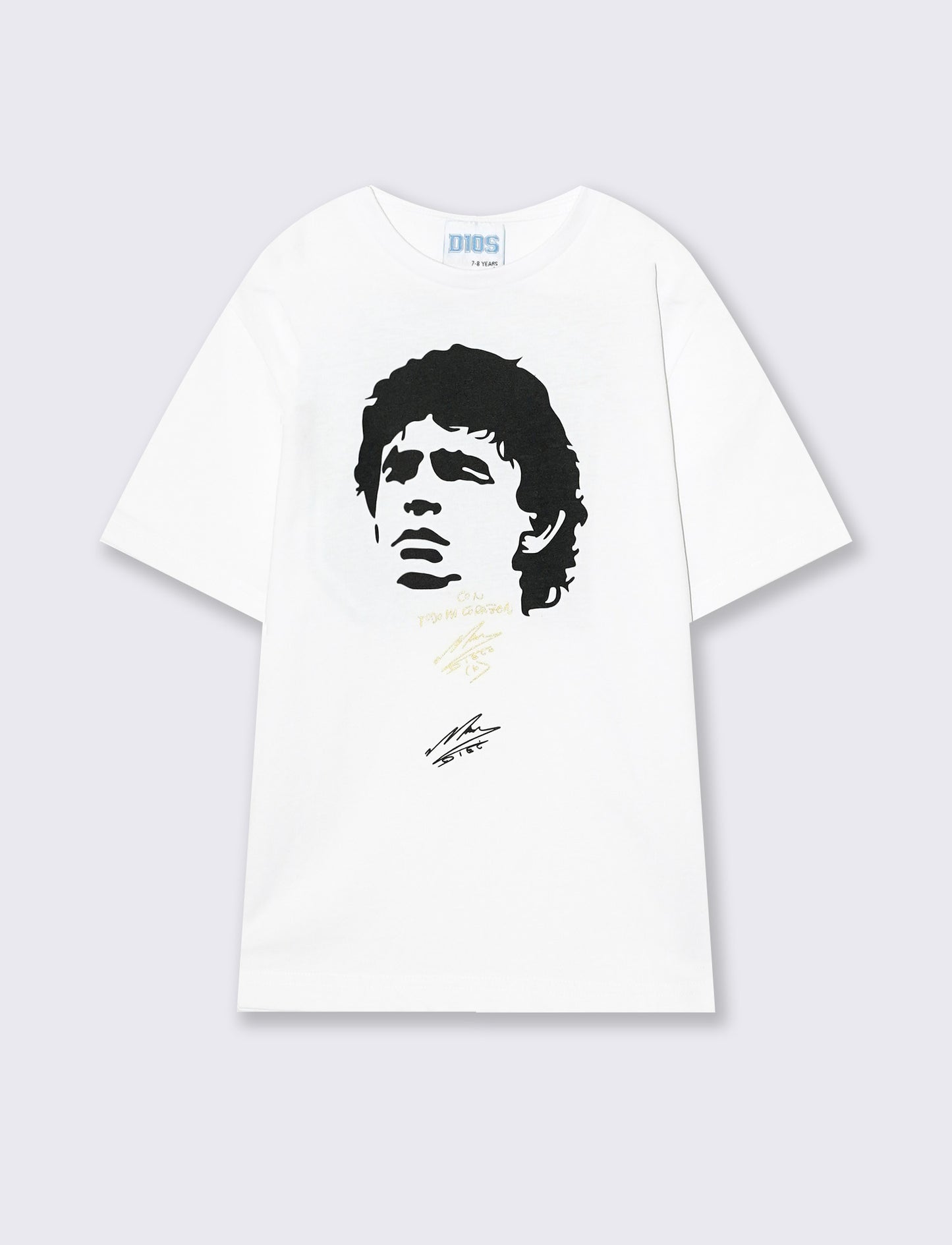 T-shirt D10S in jersey di cotone - Bianco