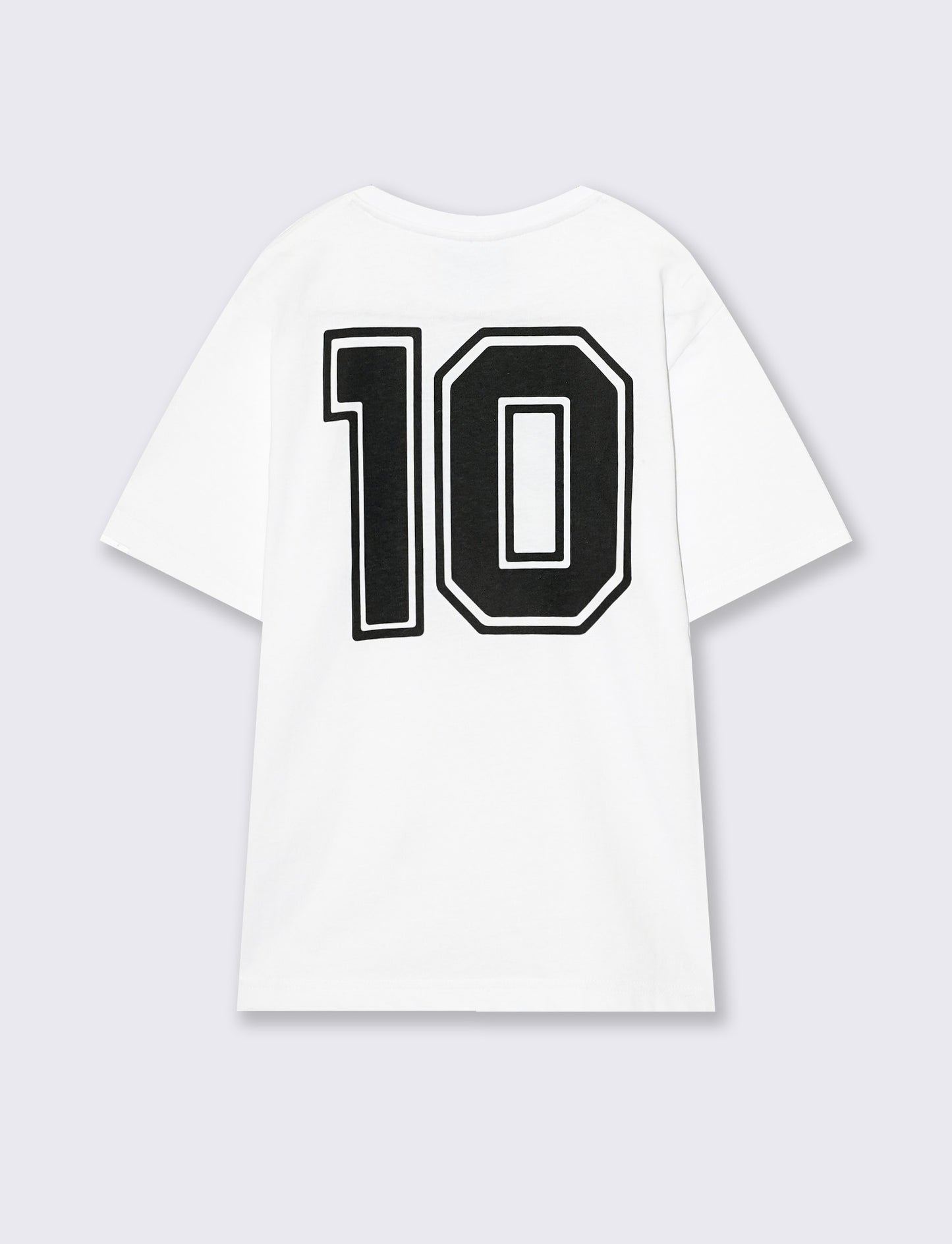 T-shirt D10S in jersey di cotone - Bianco