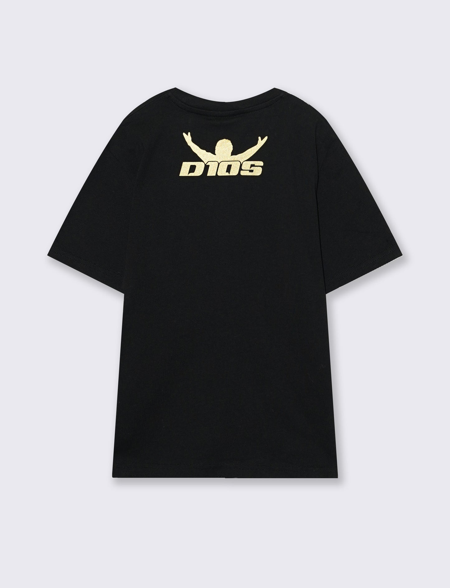 T-shirt D10S in jersey di cotone - Nero