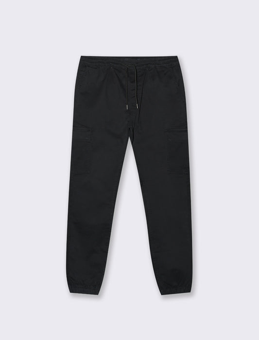 PANTALONI CARGO FIT - Nero