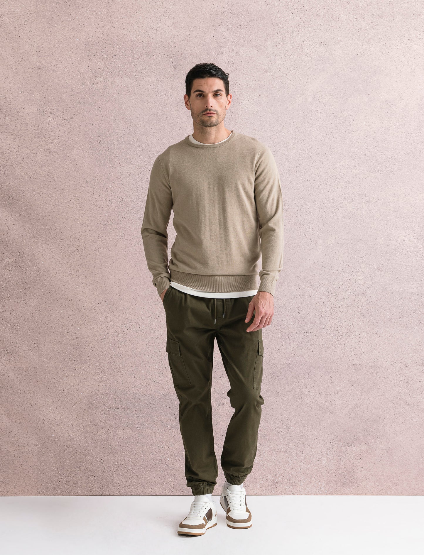 PANTALONI CARGO FIT - Verde militare