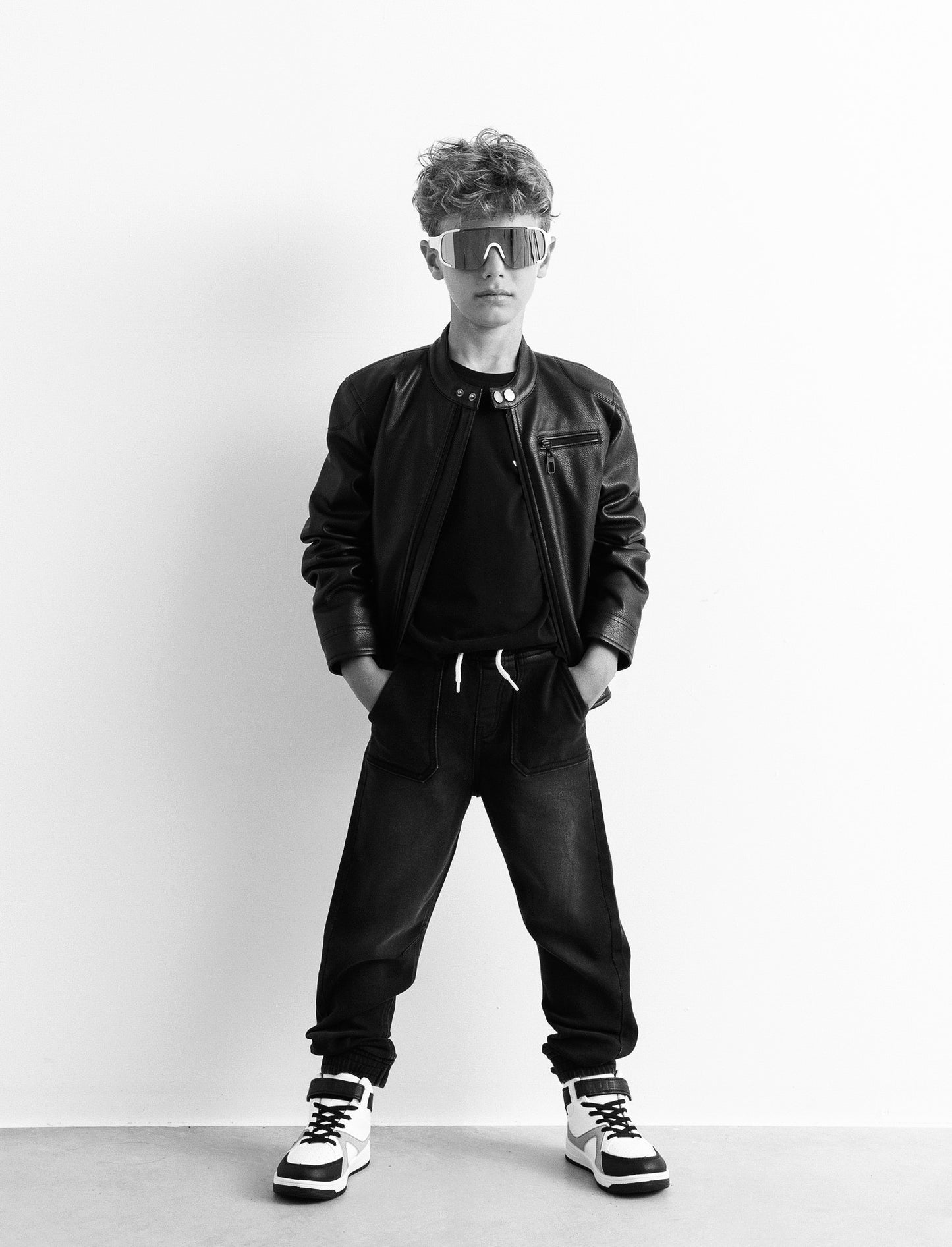 GIUBBOTTO BIKER - Nero