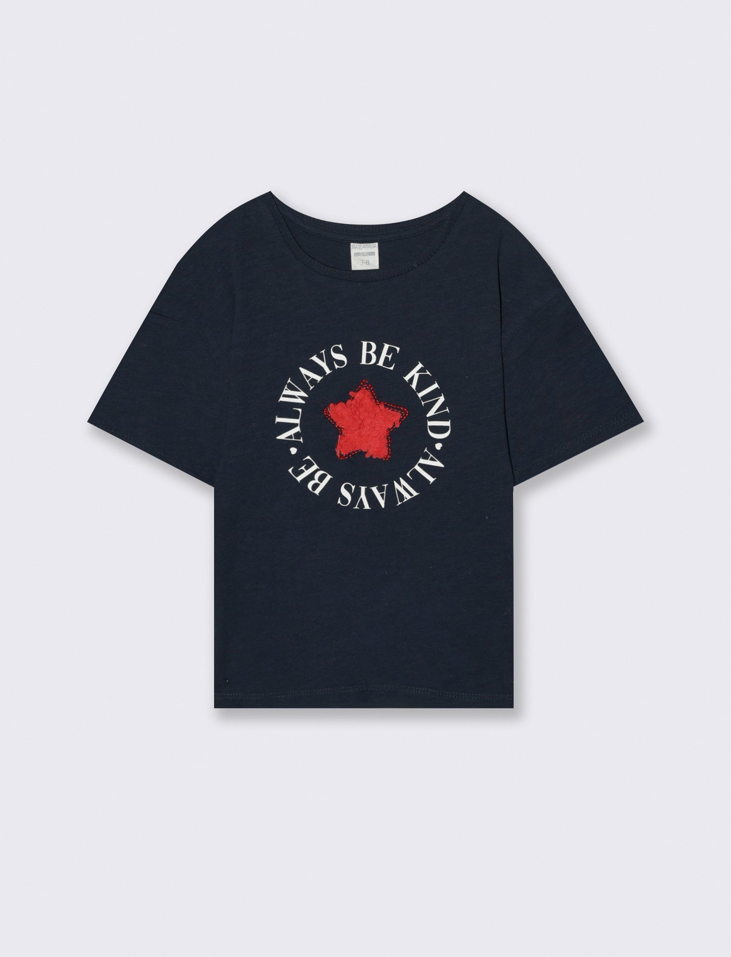 T-shirt mezza manica bambina - Blu