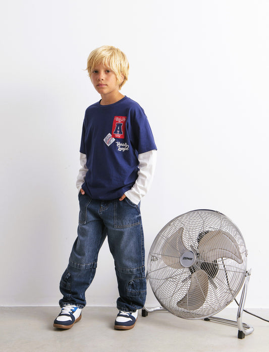JEANS MULTICARGO - Denim