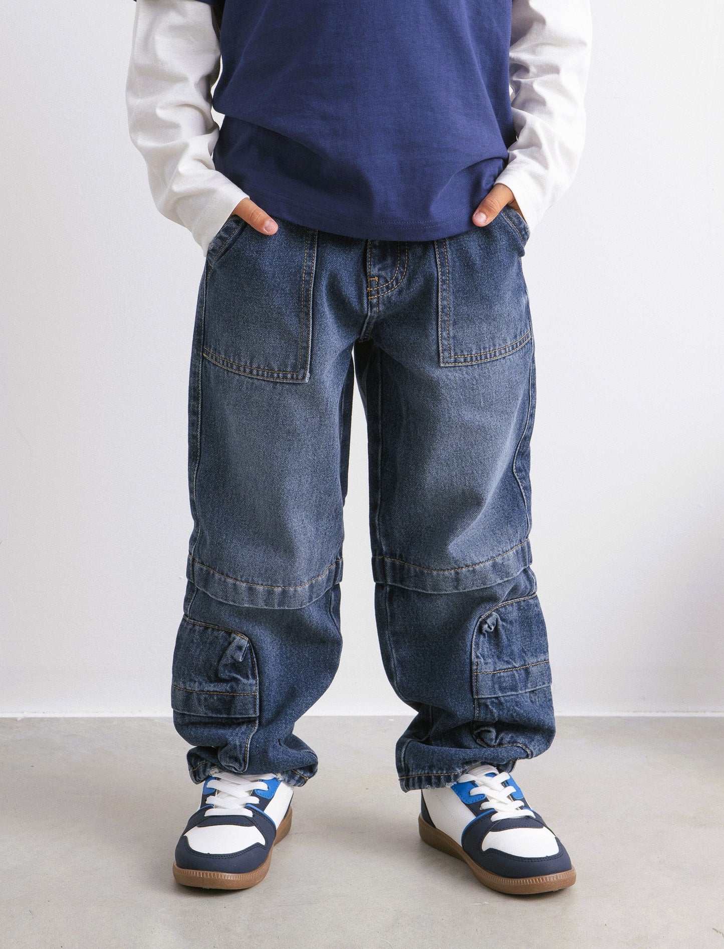 JEANS MULTICARGO - Denim
