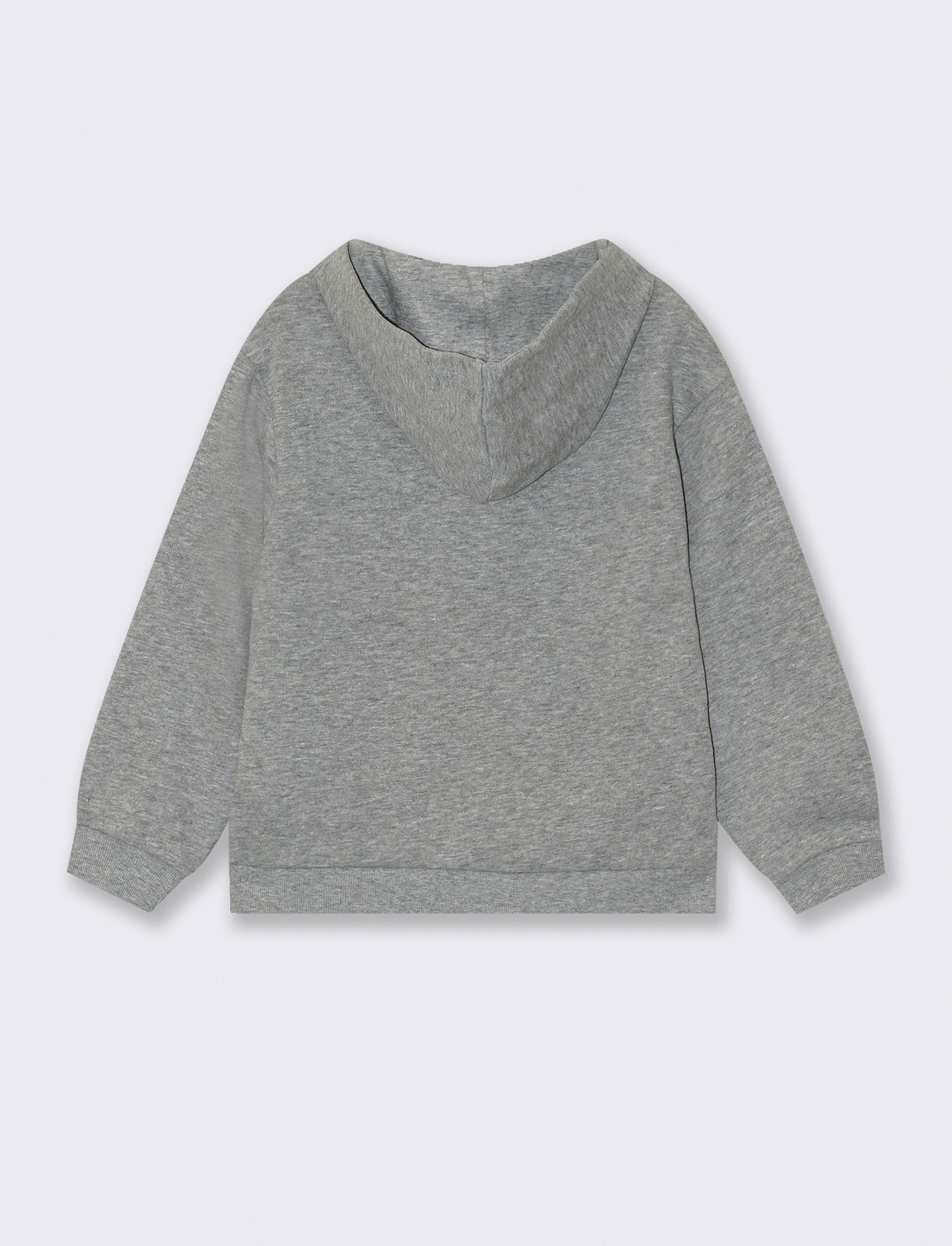 Felpa girocollo con stampa D10S - Grigio mel.