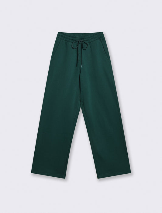 Wide leg fitness pants for your style - Green