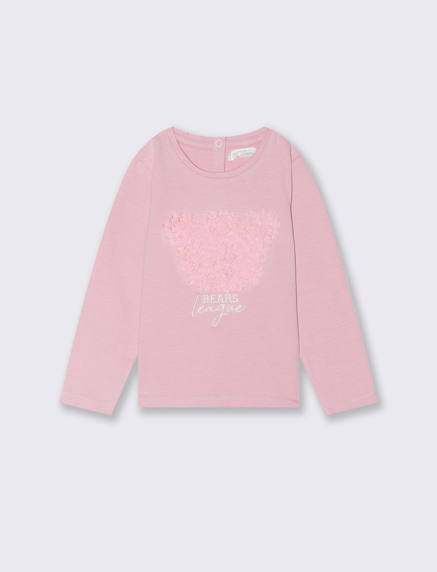 Maglietta con orsetto - Rosa