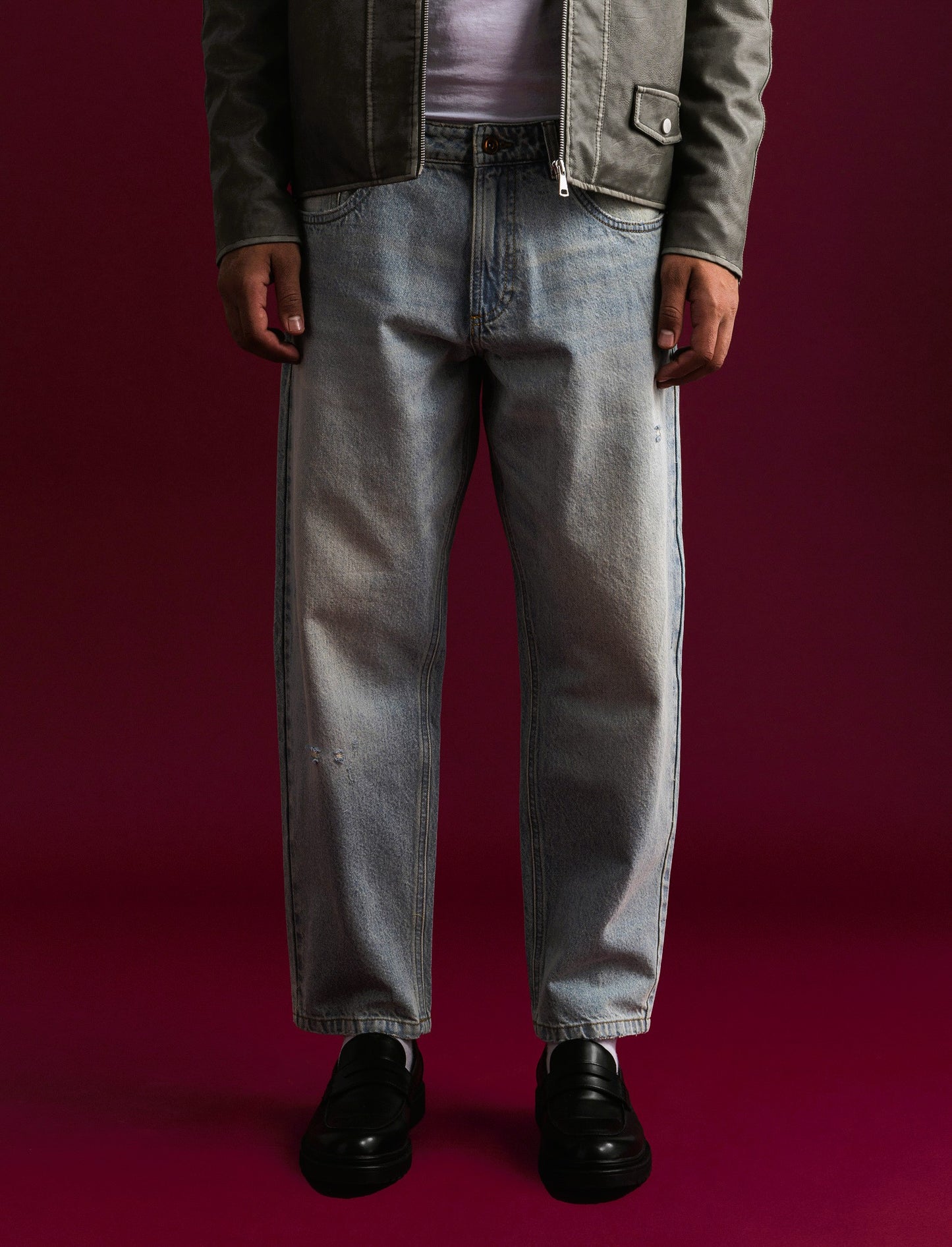 JEANS STRAIGHT FIT - Denim