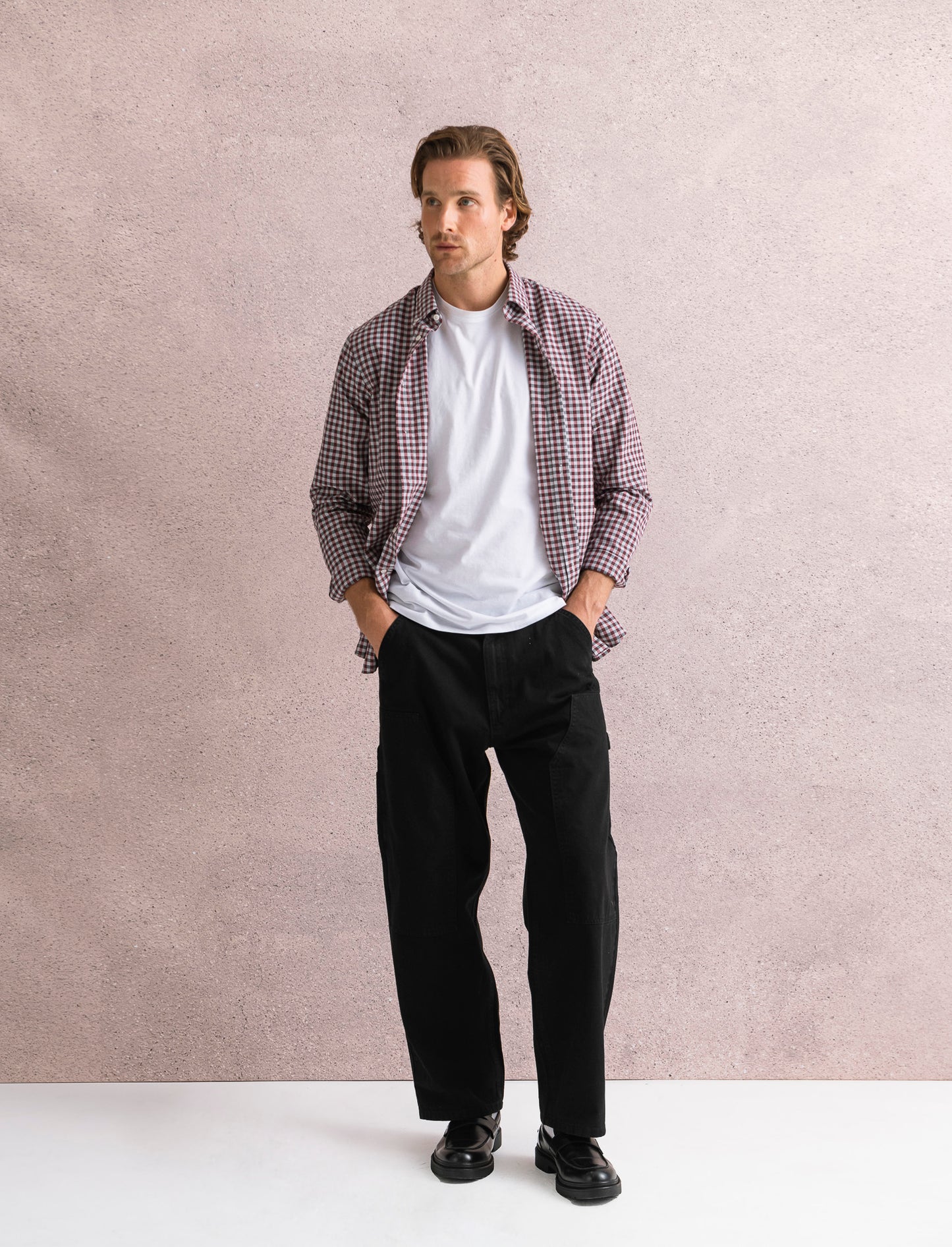 PANTALONE DENIM CARPENTER BAGGY FIT - Nero