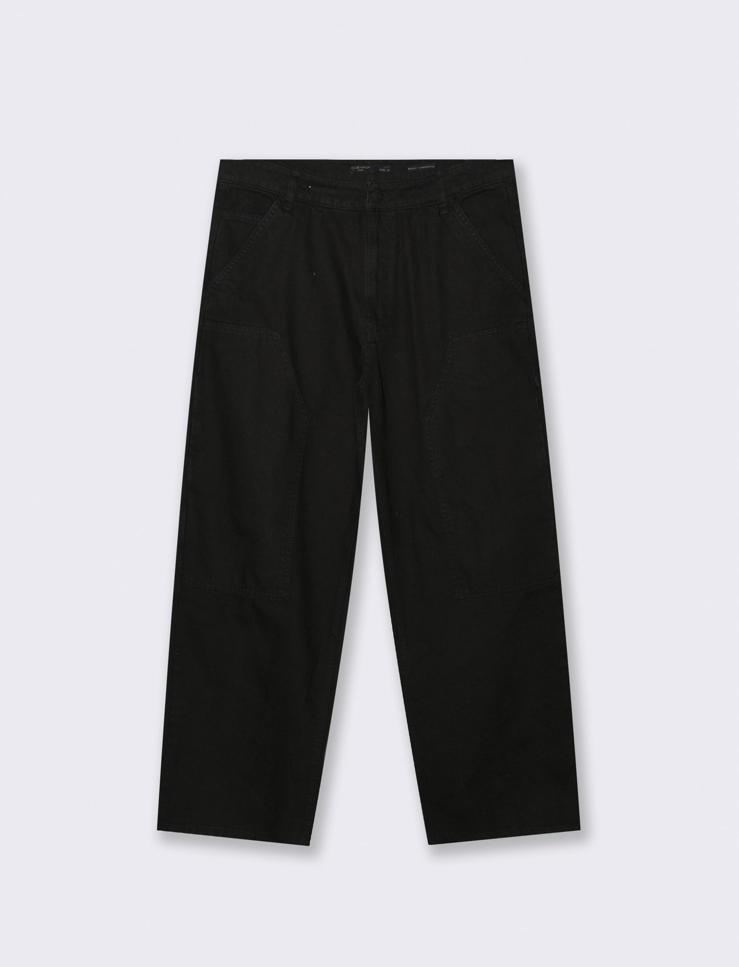 PANTALONE DENIM CARPENTER BAGGY FIT - Nero
