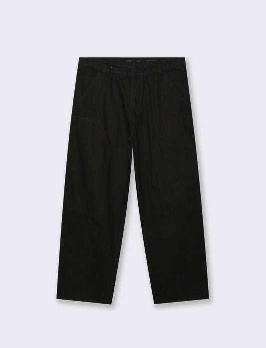 PANTALONE DENIM CARPENTER BAGGY FIT - Nero