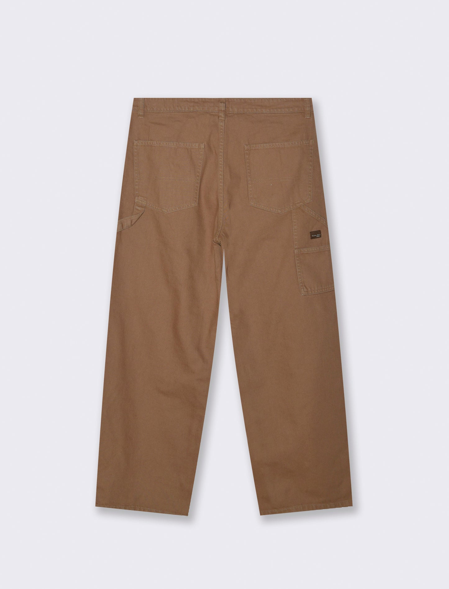 PANTALONE DENIM CARPENTER BAGGY FIT - Grigio fango
