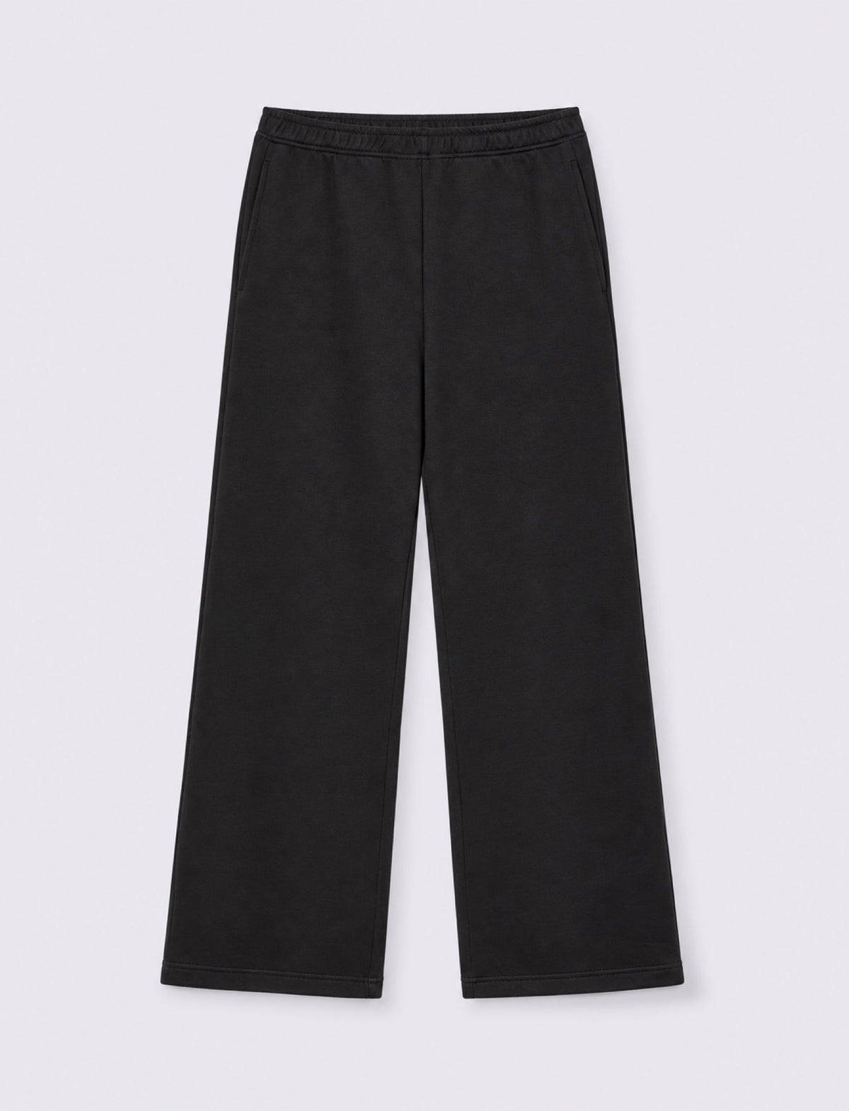 Pantalone jogger con elastico in vita - Nero
