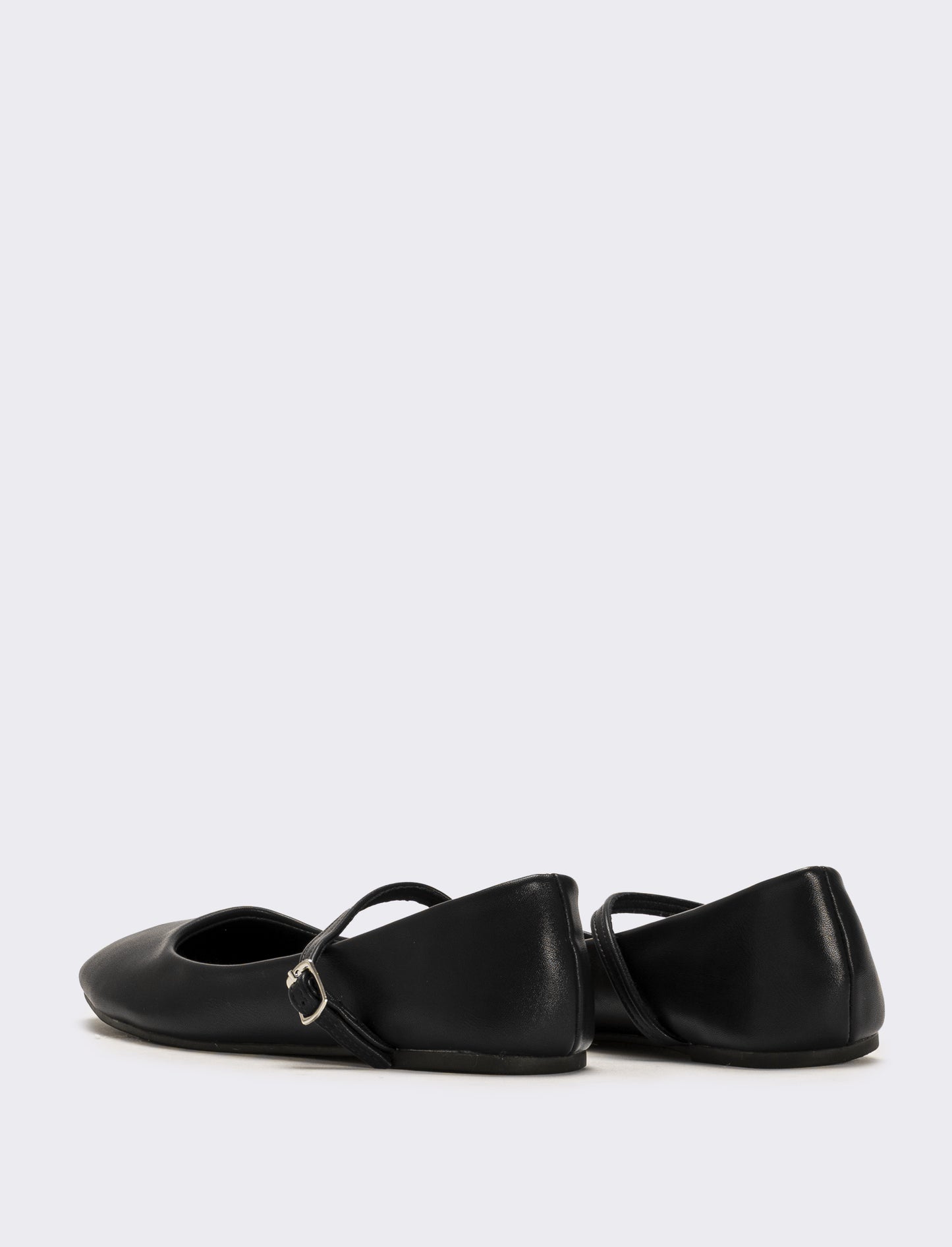 Mary Jane punta quadrata da donna - Nero