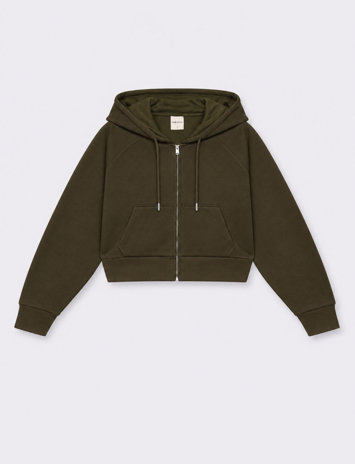 Felpa con cappuccio - Verde foresta