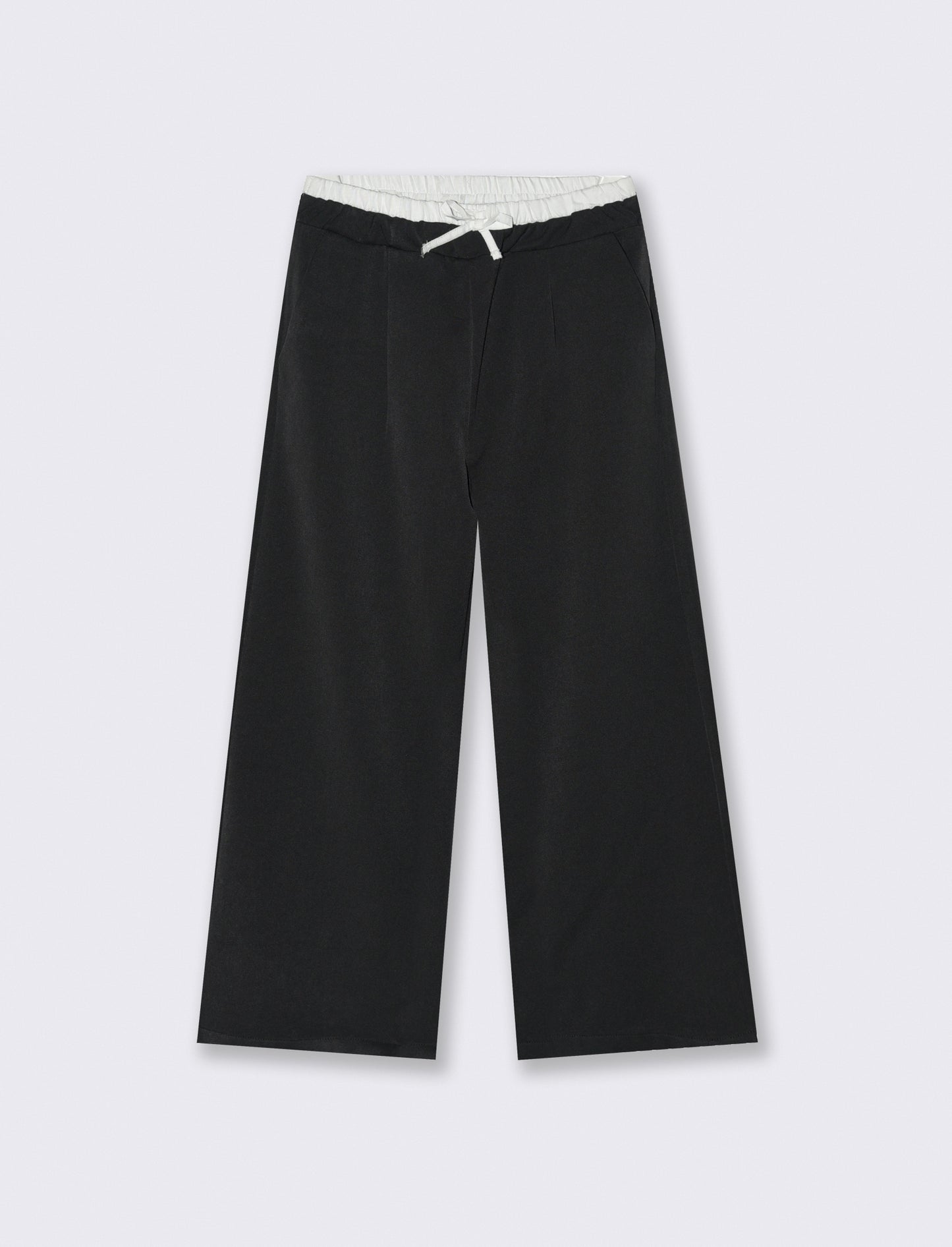 Pantalone gamba ampia - Nero