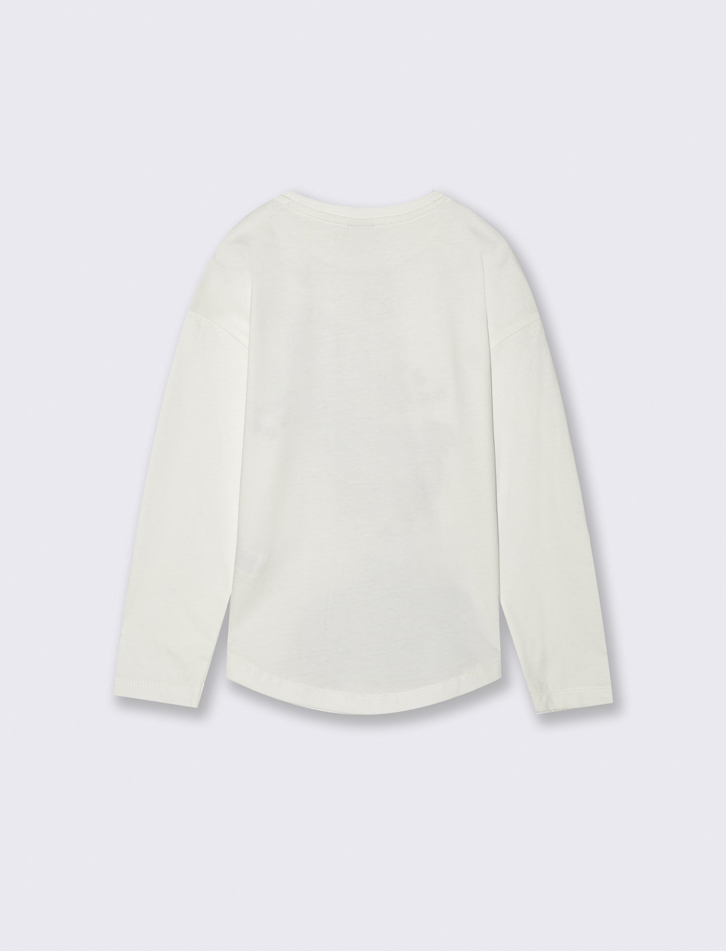 T-shirt maniche lunghe - Bianco sporco