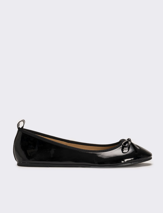Ballerina in vernice  da donna - Nero