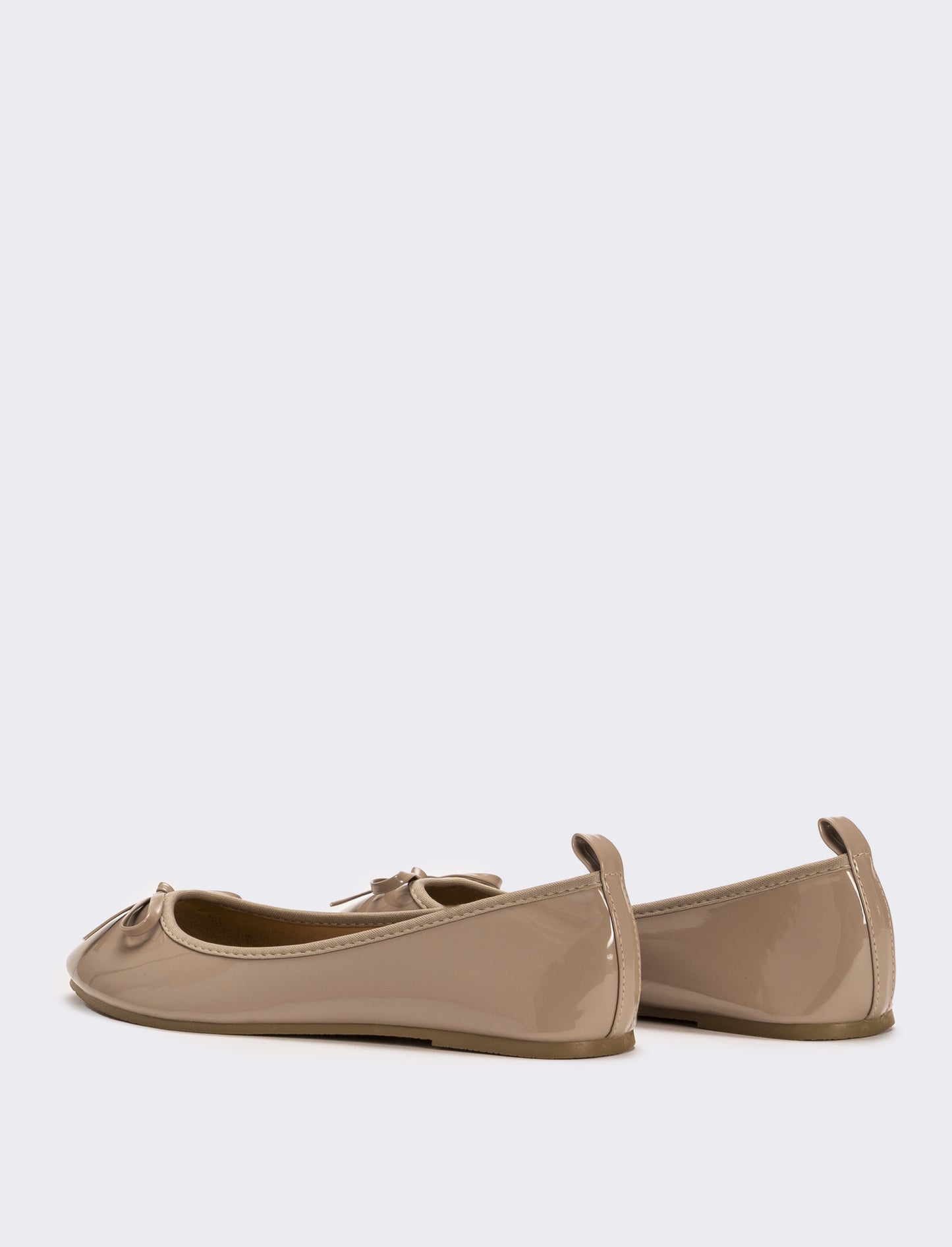 Ballerina in vernice  da donna - Grigio fango