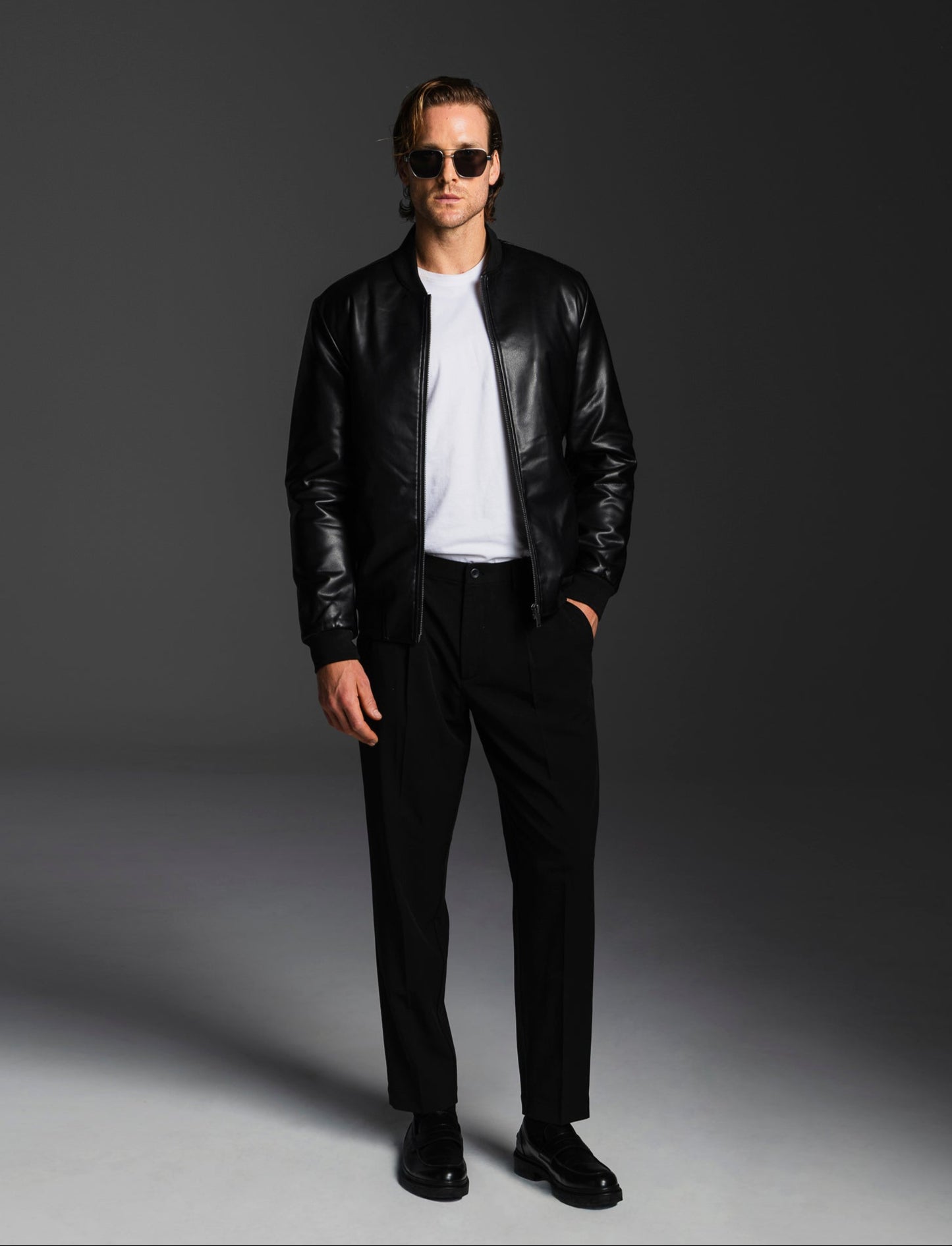 PANTALONI CHINO RELAXED EASY PANT - Nero