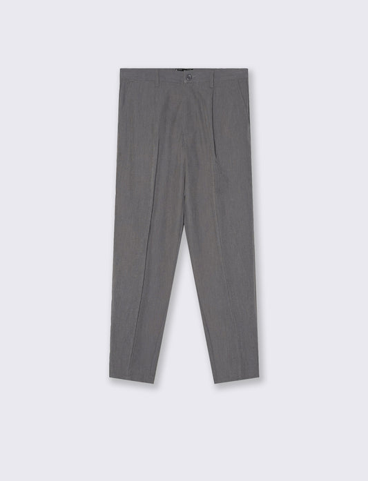 PANTALONI CHINO RELAXED EASY PANT - Grigio mel.