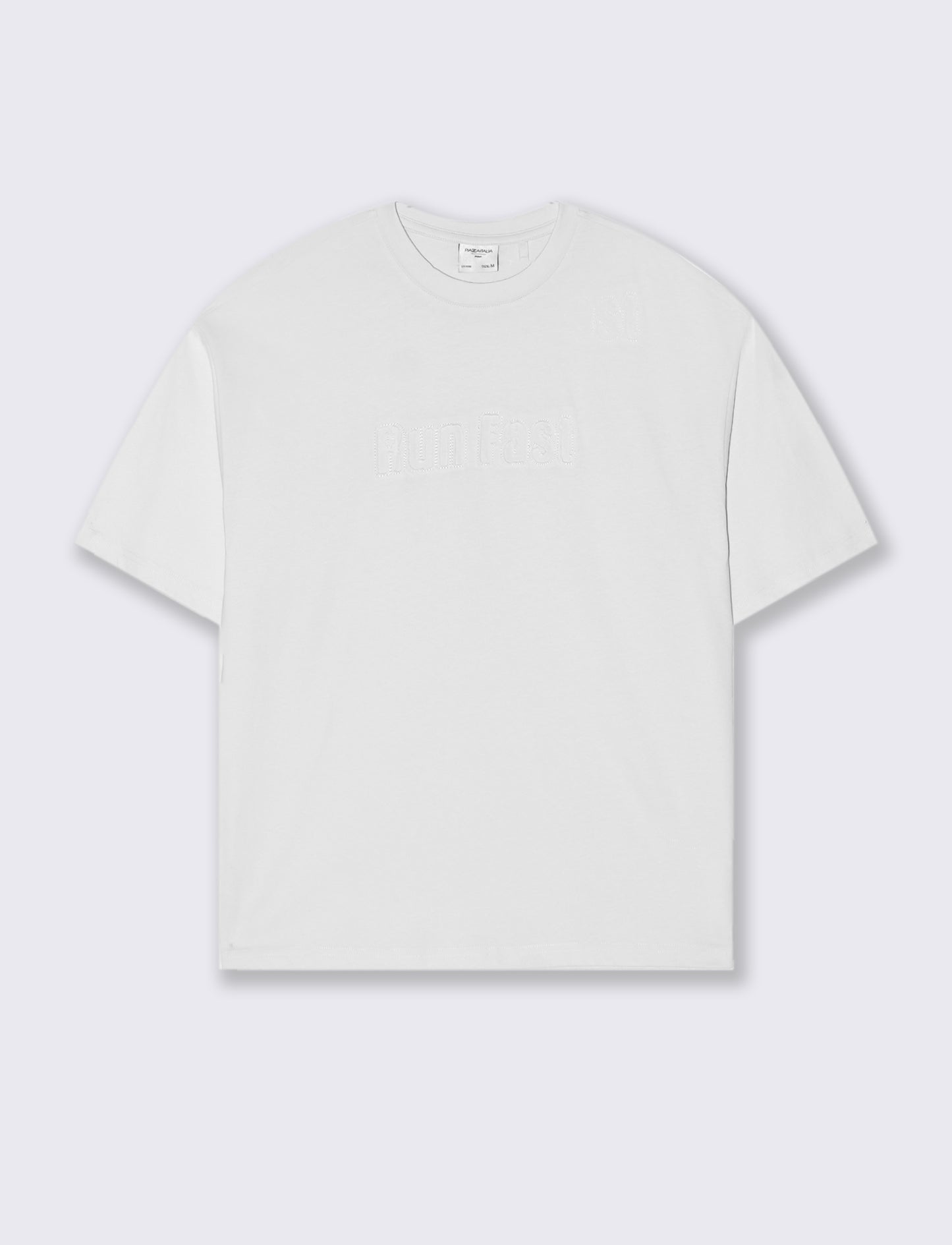 T-SHIRT BOXY FIT EFFETTO MAGLIA - Grigio ghiaccio