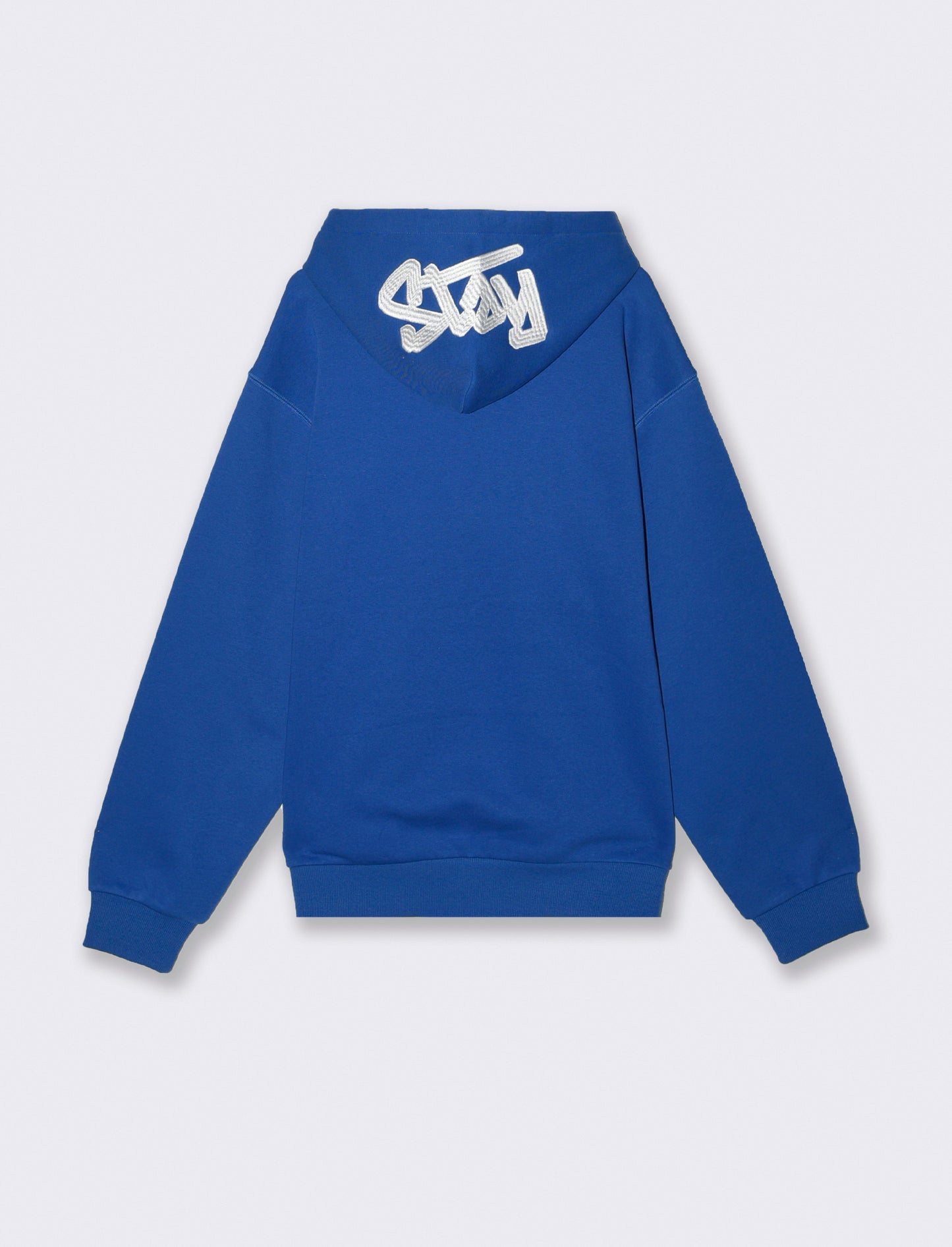 FELPA CON CAPPUCCIO E RICAMO - Bluette