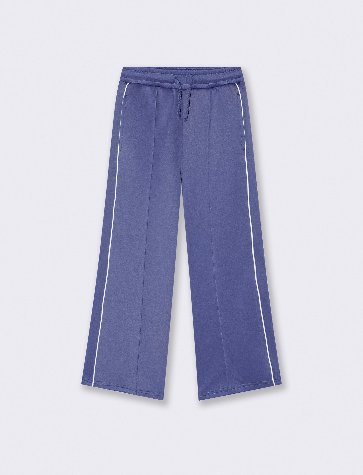 Jogger sport da bambina modello gamba larga con profili a contrasto. - Avion
