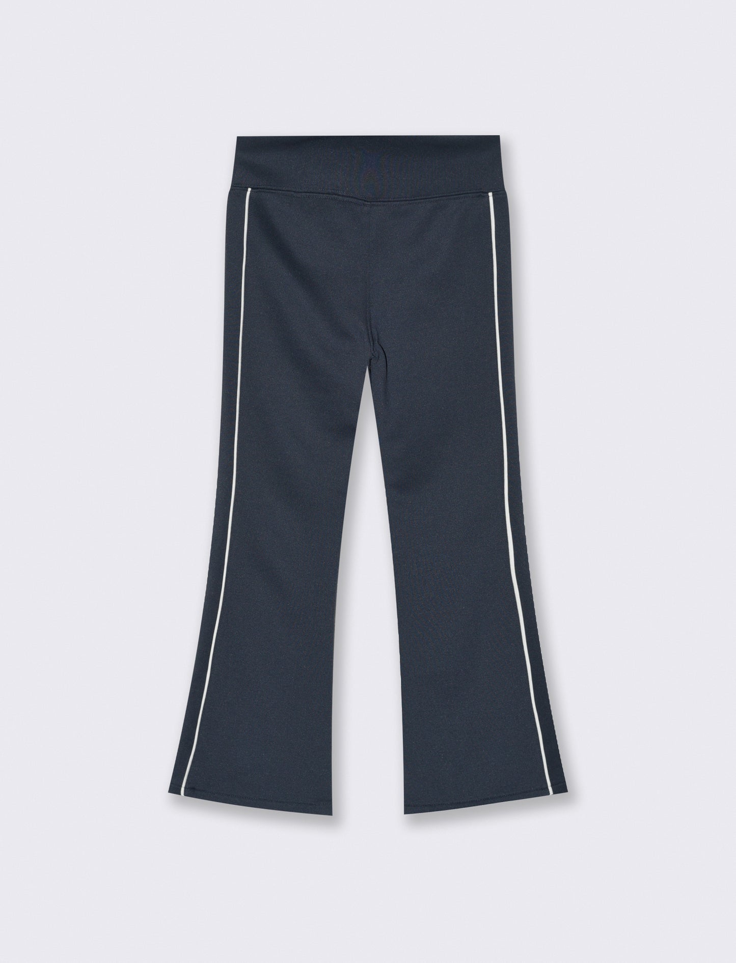 Leggings in tessuto tecnico con profili a contrasto. - Blu