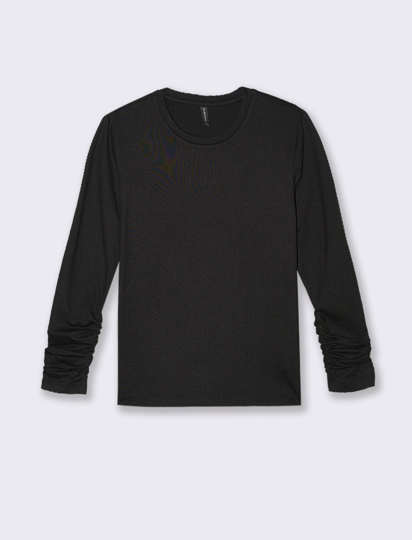 T-SHIRT  BASICA MANICA LUNGA - Nero